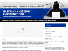 Tablet Screenshot of konference.e-bezpeci.cz